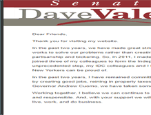 Tablet Screenshot of davevalesky.com